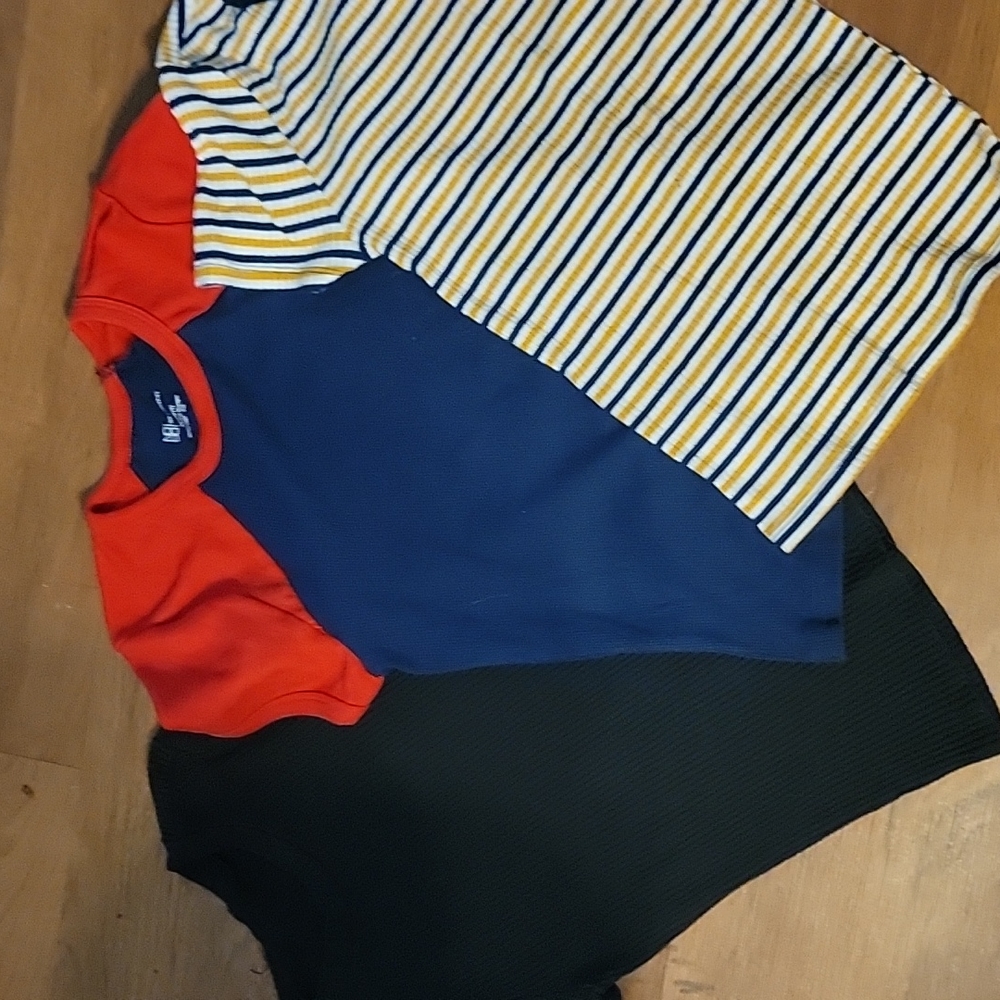 Set of 3 xs fitted tops